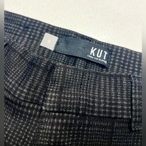 Kut from the kloth skinny plaid pants size 0
